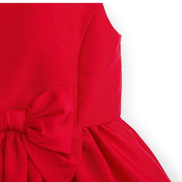Hope & Henry girl’s Taffeta high low red dress - Picture 6 of 8